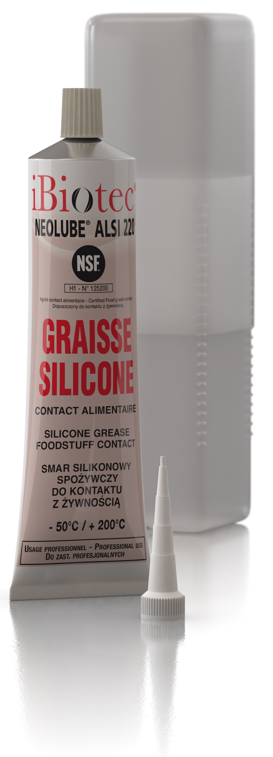 Graisse silicone pour joint torique agrément contact alimentaire